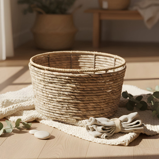 Straw Basket	Large